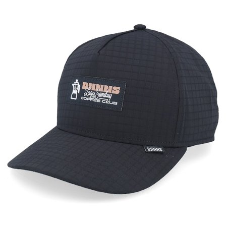 Djinns - Schwarz Adjustable Cap - Hft Cap Sunday Coffee Ripstop Black A-Frame Adjustable @ Hatstore