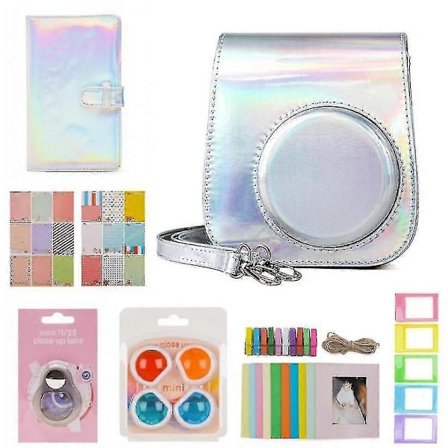 Fujifilm Instax Mini 9/mini 11 Kameraväska och Kameraväska 7 Delar