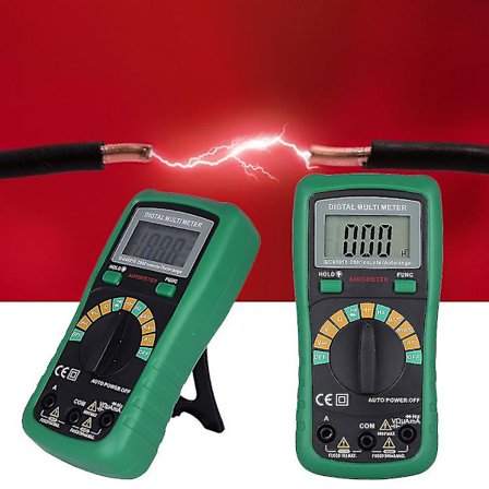 MS8233D Pro Multimeter 2000uF Kapacitans Automatisk Rækkevidde