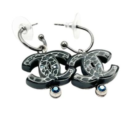 Chanel Vintage Pre-owned Metal chanel-jewelry , Blauw , Dames , Maat: ONE Size Vintage Sieraden
