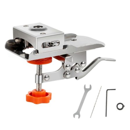 50% rabatt - Skjult dørhengsle jig rustfritt stål låsende skaphengsle B