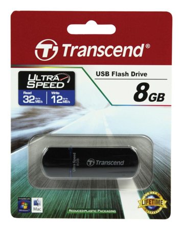 Transcend JetFlash 600 - USB-flashstasjon - 8 GB