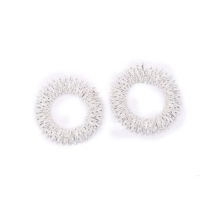 2 stk. Kropsmassager Afslapning Finger Massage Ring Akupunktur Ring Sundhedspleje Håndmassage Finger Tab Vægt Hot Sale