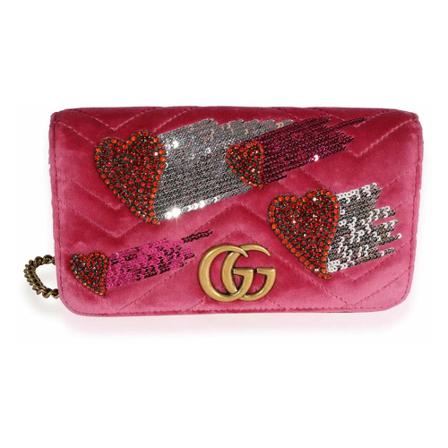 Gucci Vintage Shoulder Tass , Roze , Dames , Maat: ONE Size Vintage Tassen