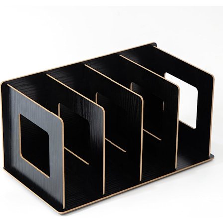 Træ CD & DVD-stativer Bogreol CD & DVD-stativ perfekt hyldeplads & organisering til CD DVD Blu-Ray Videospil Bøger