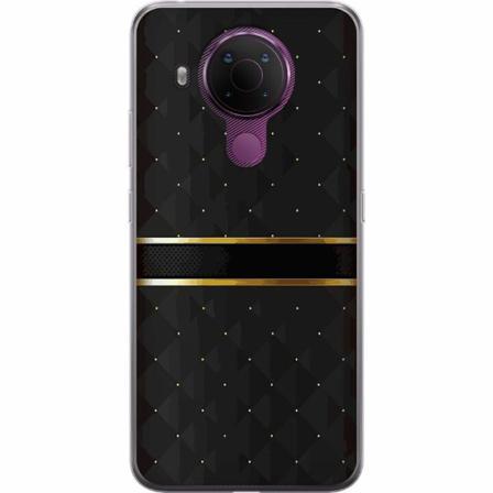 Nokia 5.4 Mjukt Skal - Golden Stripes