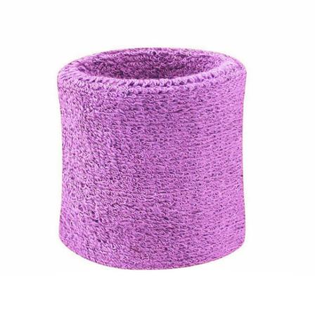 Svettband - Vristband - Korta [8cm] - Dubbelpack - Lila Lila One Size