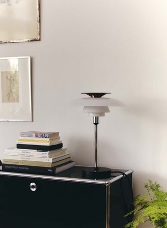 PH 80 bordlampe H41 - hvit/krom