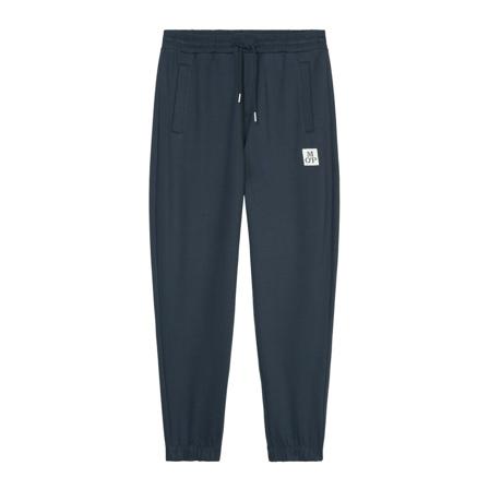 Marc O'Polo Loopback terry tracksuit bottoms in a relaxed fit blå, Herr Joggingbyxor, Herr, Storlek: XL
