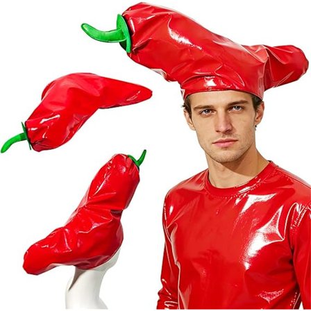 Hauskat chilimyssyjuhlat, valmistettu hengittävästä polyesteristä, täydellinen pääsiäisjuhliin ja pukuleikkeihin.