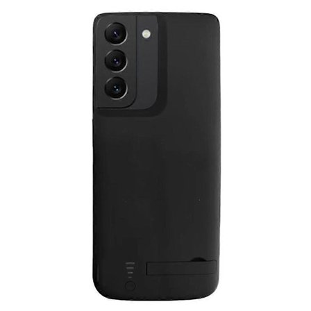 Batterideksel for Samsung Galaxy S22 5G 5000mAh Oppladbar Power Bank Myk TPU Støtfanger Beskyttelsesdeksel