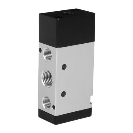 2-positions 5-vejs pneumatisk kontrolventil luftventil aluminiumslegering mekanisk tilbehør4A310-10 G3/8 tommer