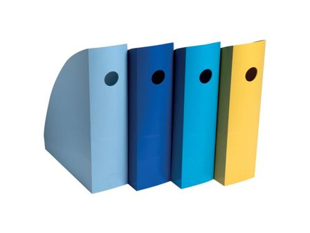 Exacompta Tidskriftssamlare BeeBlue A4 sort.f. 4/fp - Lyreco - Kontorsmaterial - Till skrivbordet - Tidskriftssamlare