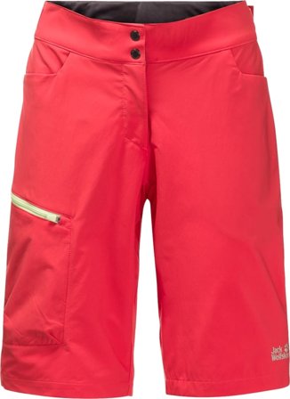 Jack Wolfskin Women's Tourer Shorts Women workout shorts Red 42