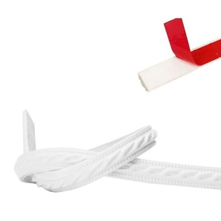 Flexibel Självhäftande Vägglist - PVC - Dekorativ Kant - 5,0 m