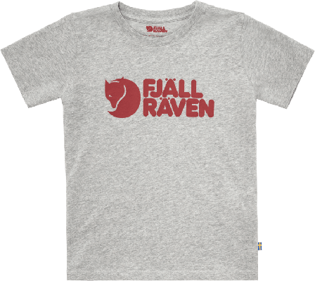 Fjällräven Kids Fjällräven Logo T-Shirt Children short-sleeved sweaters Grey 110