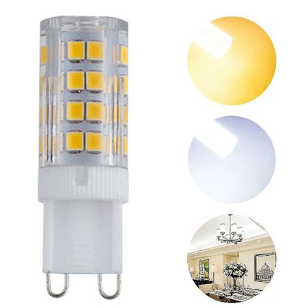 G9 LED-lampor 10-pack 5w G9 Halogenlampa G9 LED-lampa (Varmvit)