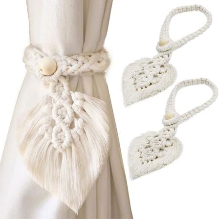 Pieces Gardinbindinger, Gardinbinding, Gardintau, Leaf Lanyard Gardinspenne, For Gardindekorasjon, Beige