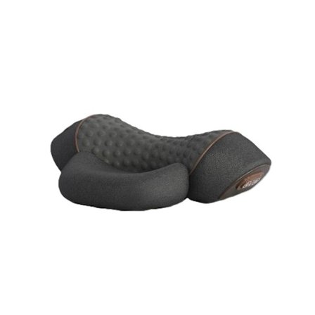 Elektrisk nakkemassagepude med varmefunktion, vibrationsakupressurmassage til smertelindring, cervikal ryg ortopædisk pude.