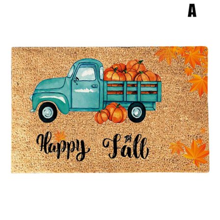 Thanksgiving Dörrmatta Glad höst Skörd Golvdyna Halloween Gnome Rolig Ytterdörr Dekor Entré Golv Matta Halkfri