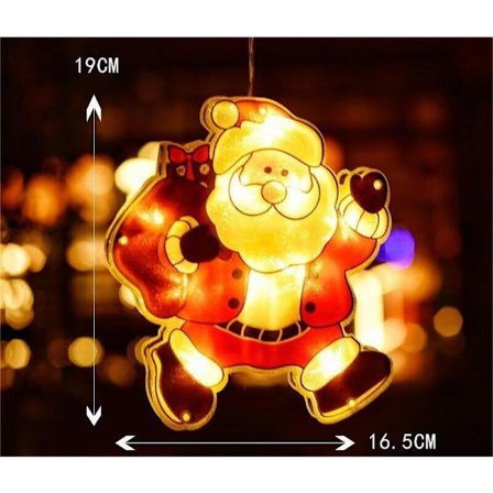 1 kpl Jouluikkuna Koristevalot, Imukappale Ikkuna Ripustus Valo Ketju Joulujuhlat Koristelahjat