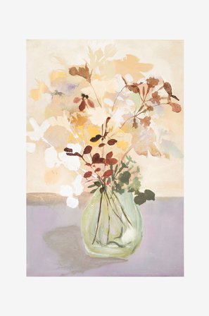 Malerifabrikken - Poster Pastel Flower 2 - Orange - Posters - 30X40 - Fra Homeroom