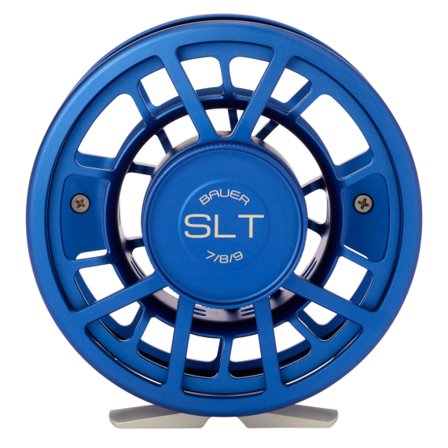 Bauer SLT Fly Reel - Blue & Silver #7/8/9