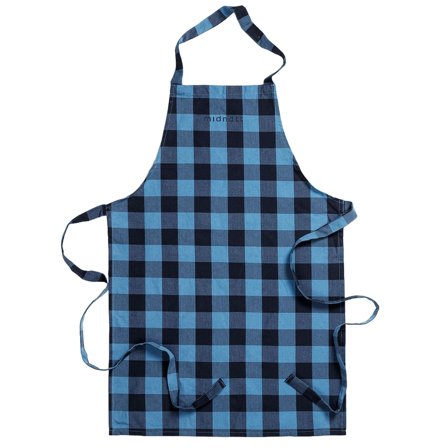 Midnatt Förkläde, blårutig | Matlagning > Köksredskap > Förkläden | Bagaren och Kocken