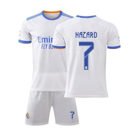 21-22 Real Madrid kotipaita nro 7 Ronaldo Madrid vieraspaita Mbappe nro 7 jalkapalloasu joukkueasu harjoitusasu nro 9 21-22 Hazard No. 7 Home S