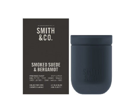 Smith & Co Smoked Suede Bergamot Candle Doftljus rumsdofter Unisex 250G