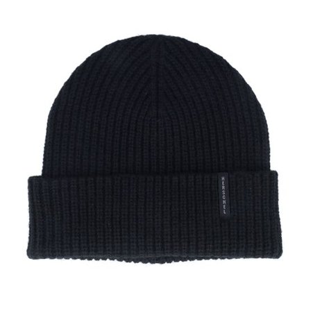 Herschel - Svart cuff Beanie - Watch Cap Vertical Id Beanie Black Cuff @ Hatstore