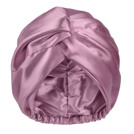 Lilla Sateng Bonnet Silke Bonnet Sovehatt for Kvinner Hårredning Justerbar
