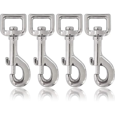 Karbinhake/karbin 4 stycken, för paracordkoppel, längd 75 mm, mig