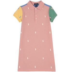 Kids - Ralph Lauren Adirondack Rose Branded Color-blocked Polo Dress 13-14 Years - Dresses - 13-14 years - Pink - Mädchen