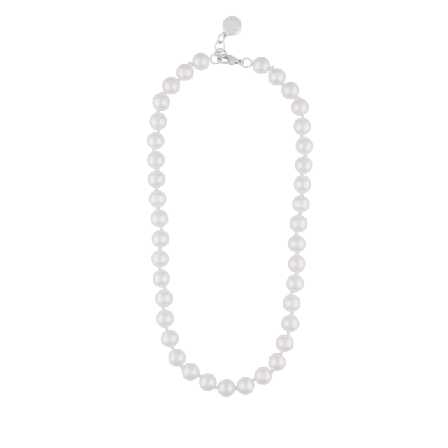 SNÖ of Sweden Laney Pearl Neck 42 Halsband Dam Silver cm