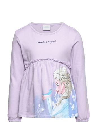 Long-Sleeved T-Shirt Langærmet T-shirt Lilla Frost