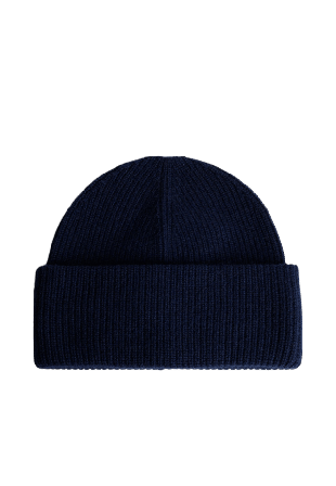 J.Lindeberg Monti Cashmere Blend Beanie Mössor Herr Blå ONESIZE