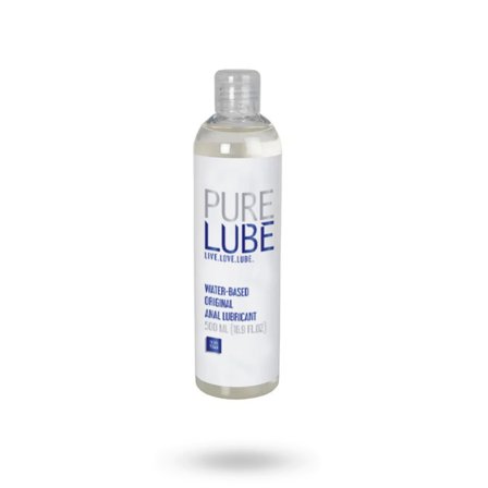 PURE LUBE ORIGINAL ANAL LUBRICANT 500 ML - Vuxen.se - Vattenbaserat glidmedel