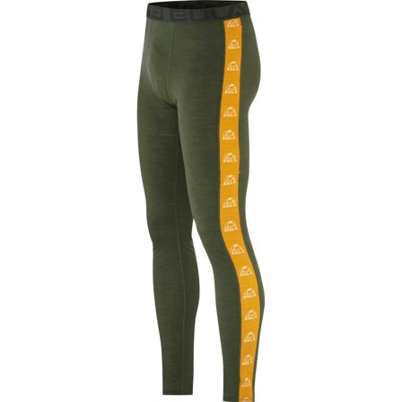 Bula Tape Merino Wool Pants Men base layer trousers Green S