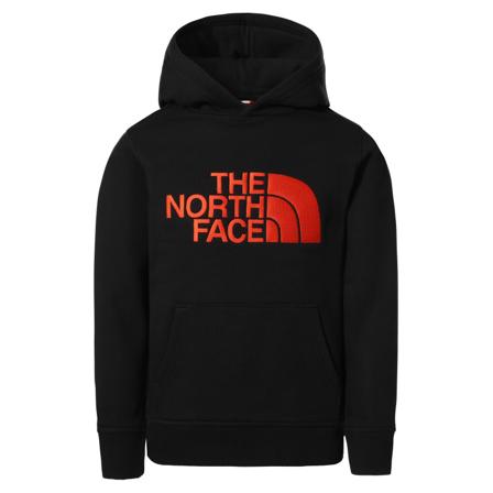 The North Face Youth Drew Peak Pullover Hoodie Children long-sleeved sweaters Black S