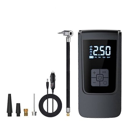 Digital Display Dækpumpe Trådløs til Bil Cykel Dæk Luftpumpe Bærbar Oppustning