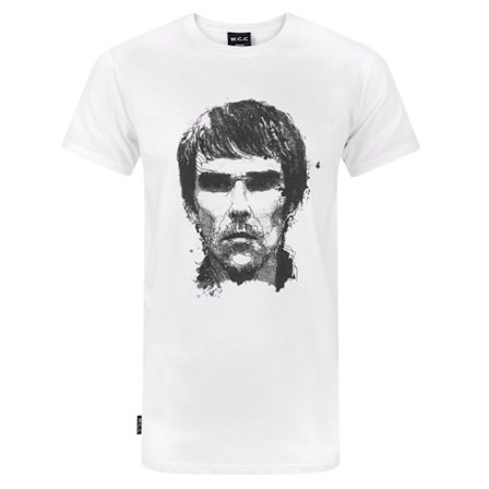 W.C.C Unisex Adult Ian Brown Longline T-Shirt XXL Vit