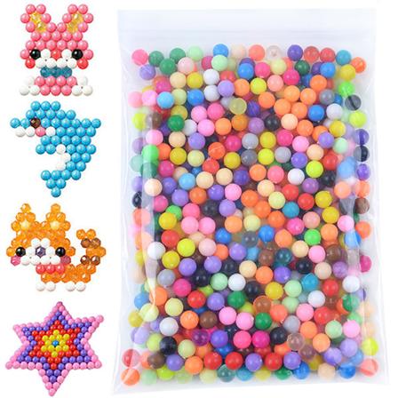 500 stk Magic Vandperler DIY Håndlavet Puslespil Børnelegetøj 500pcs