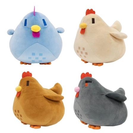 20 cm Stardew Valley Chicken Plyschleksak Söt Chick mjuk kudde Blue