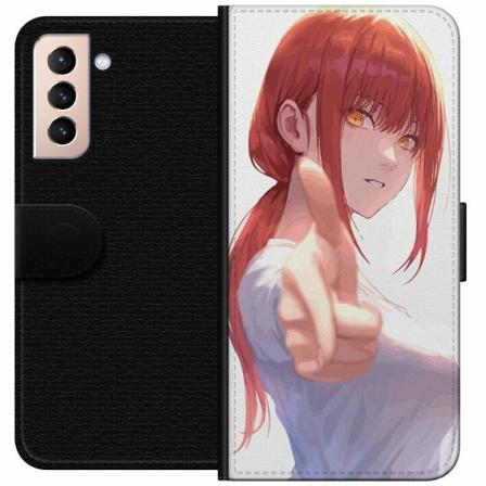Samsung Galaxy S21+ 5g Plånboksfodral Makima Chainsaw Man