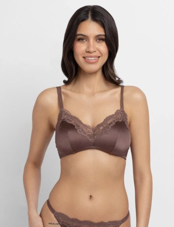 Dorina Origins-Shiny Micro Bralette - Brown - L