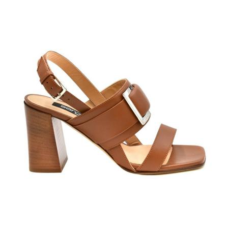 Sergio Rossi, Sandals Bruin, Dames, Maat:36 EU