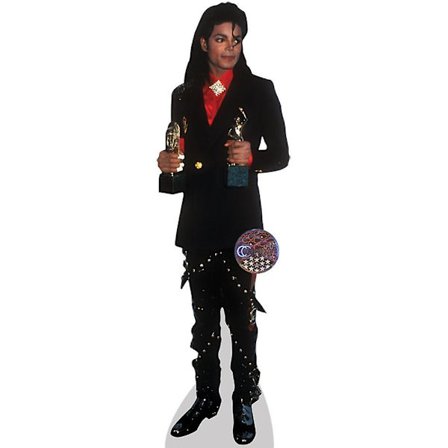 Michael Jackson (Awards) Pappfigur (livsstørrelse ELLER ministørrelse). Standee. Stående.
