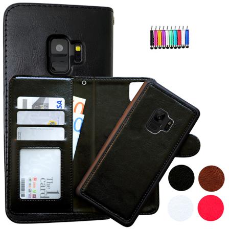 Smidigt Läderfodral för Samsung Galaxy S9 - Läderlyx! Brun