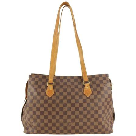 Louis Vuitton Vintage, Pre-owned Canvas louis-vuitton-bags Bruin, Dames, Maat:ONE Size